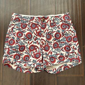 Old Navy mid rise floral prints flat front Shorts sz 0